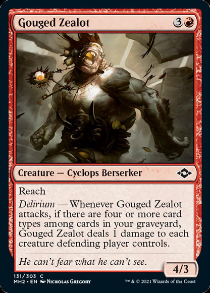 Gouged Zealot [Modern Horizons 2] Foil