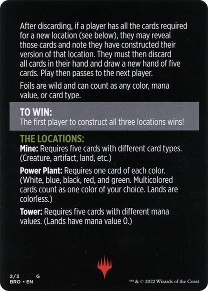 Urza's Blueprints (minigame) // Urza's Blueprints (cont'd)  [The Brothers' War Minigames]