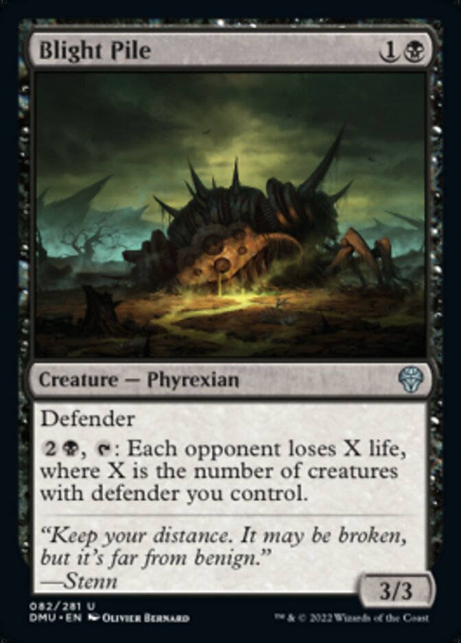 Blight Pile [Dominaria United] Foil
