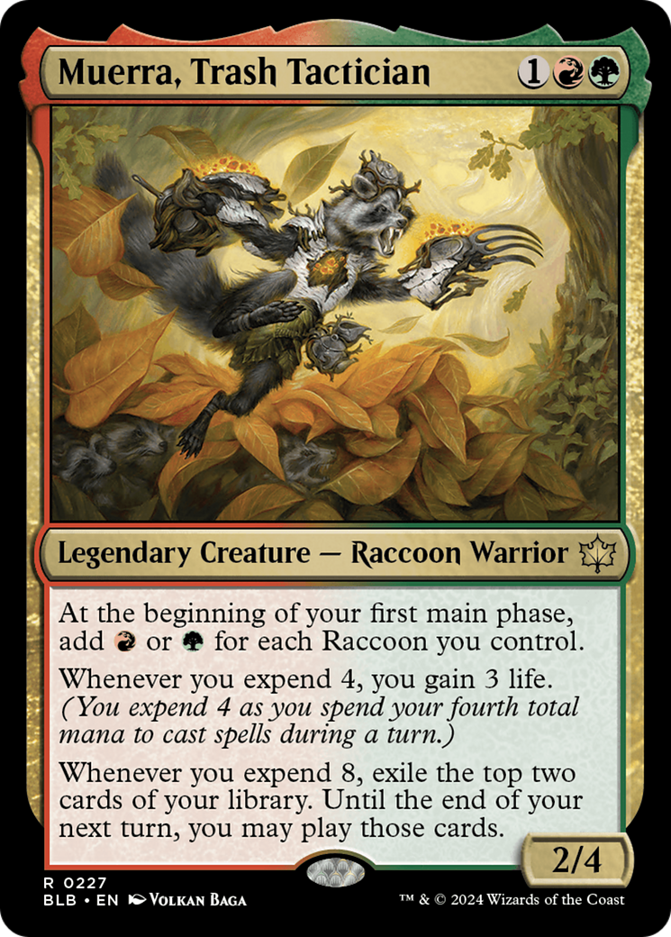 Muerra, Trash Tactician [Bloomburrow] Foil