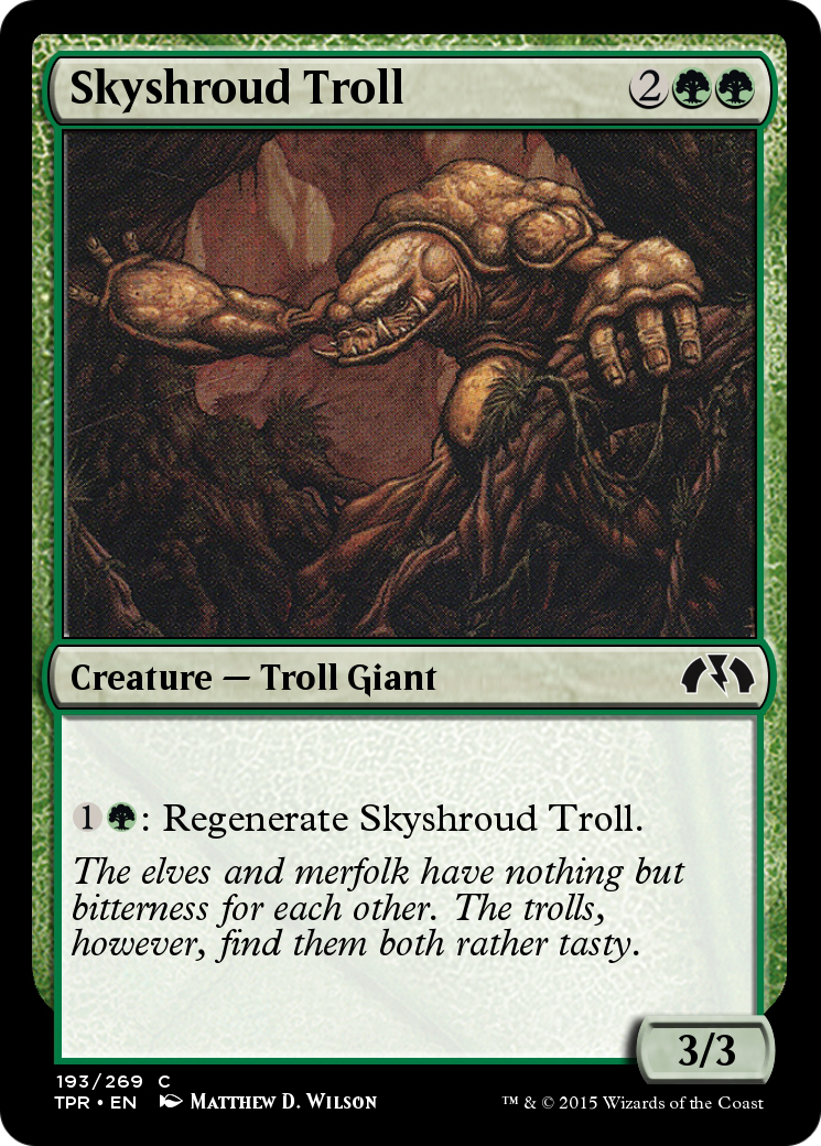 Skyshroud Troll  [Tempest Remastered]