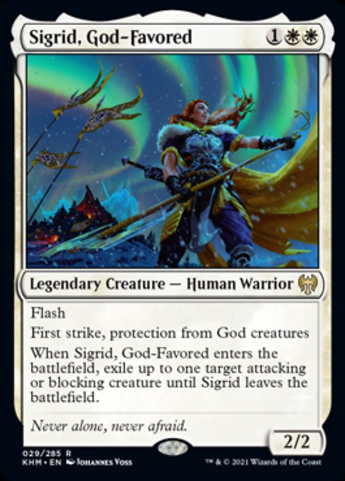 Sigrid, God-Favored [Kaldheim] Foil