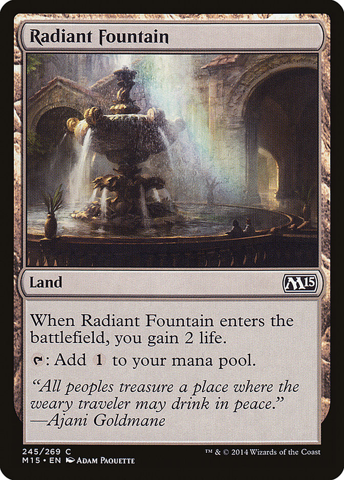 Radiant Fountain [Magic 2015] Foil