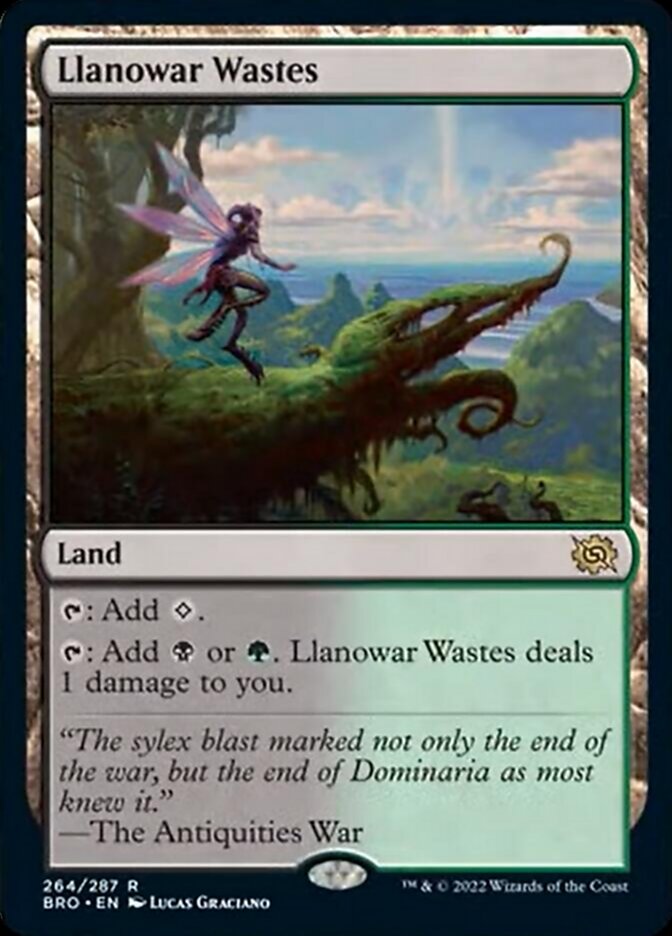 Llanowar Wastes [The Brothers' War] Foil