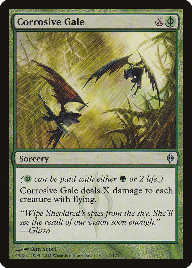Corrosive Gale [New Phyrexia] Foil