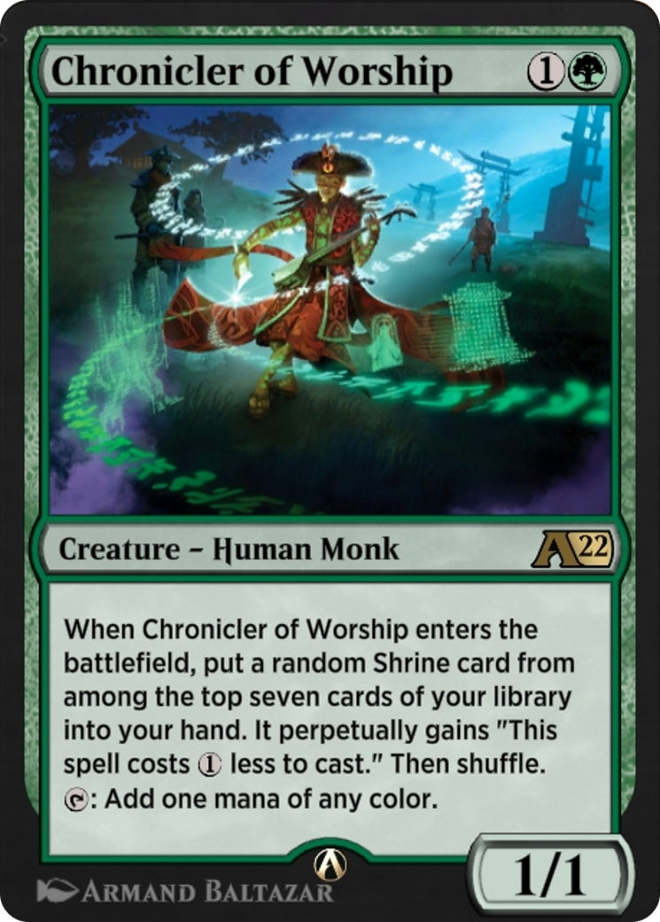 Chronicler of Worship  [Alchemy: Kamigawa]