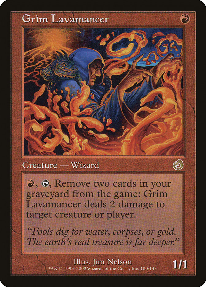 Grim Lavamancer [Torment] Foil