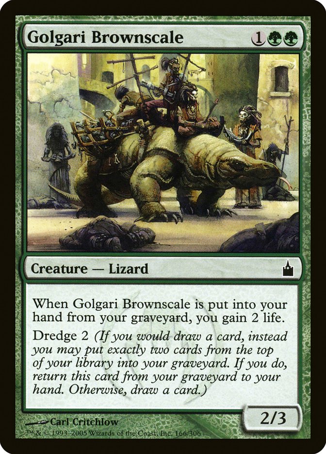 Golgari Brownscale [Ravnica: City of Guilds] Foil