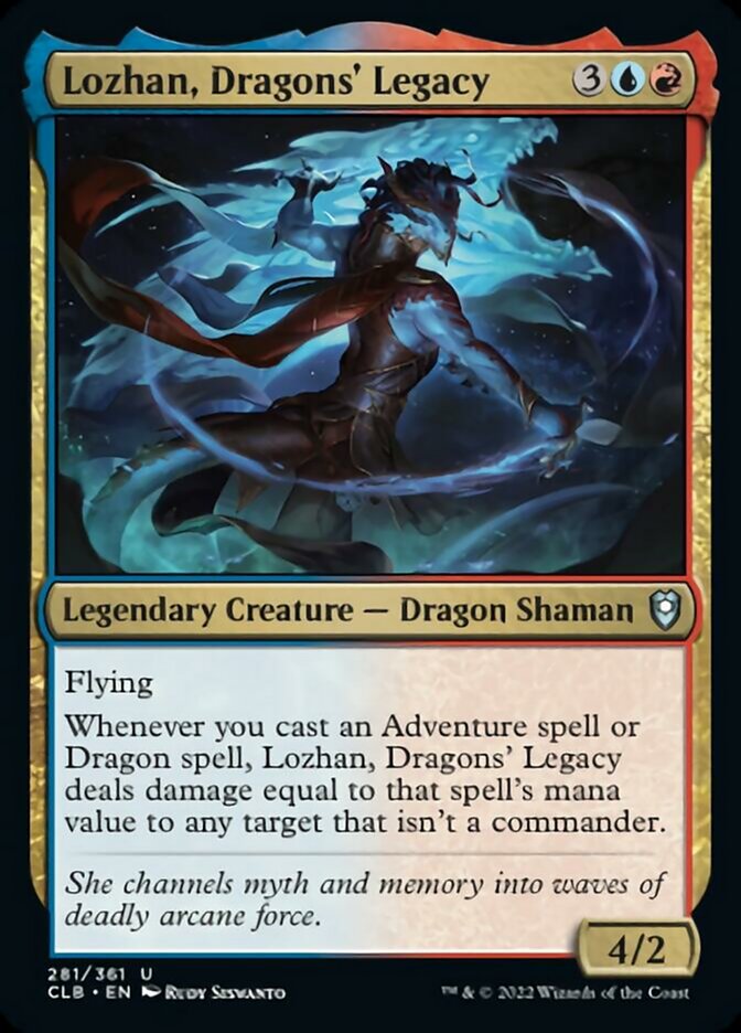 Lozhan, Dragons' Legacy [Commander Legends: Battle for Baldur's Gate] Foil