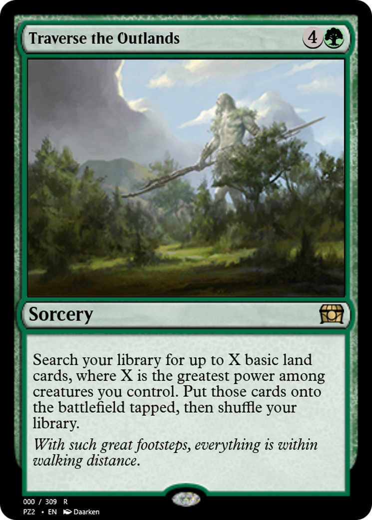 Traverse the Outlands  [Treasure Chest] Foil