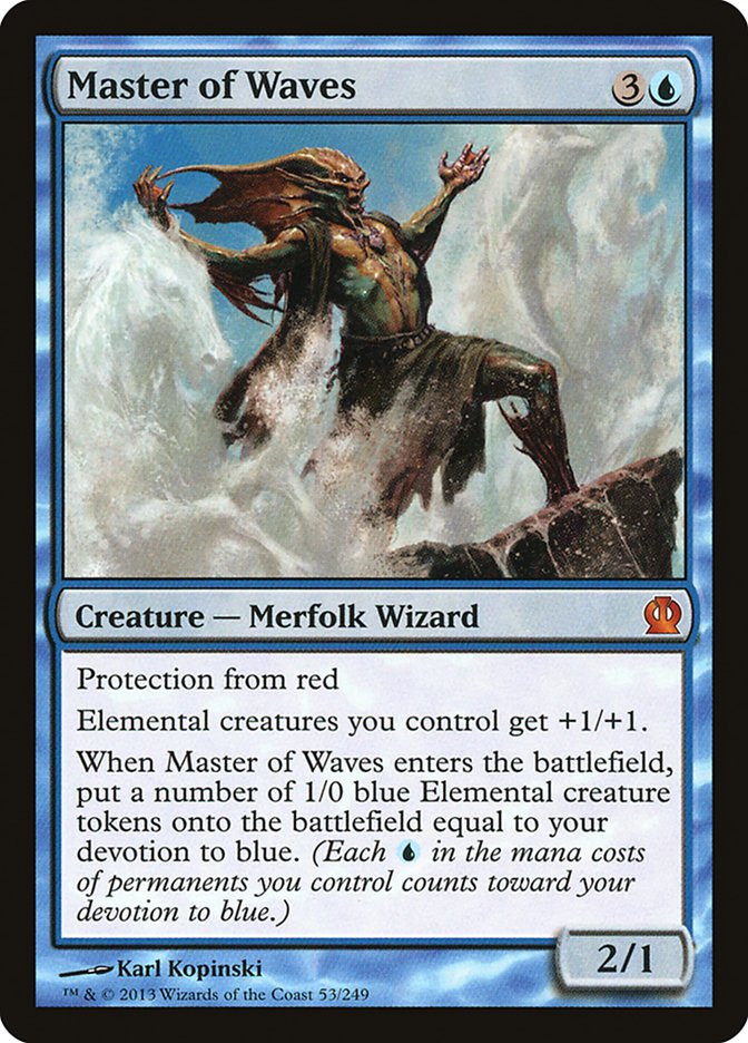 Master of Waves [Theros] Foil