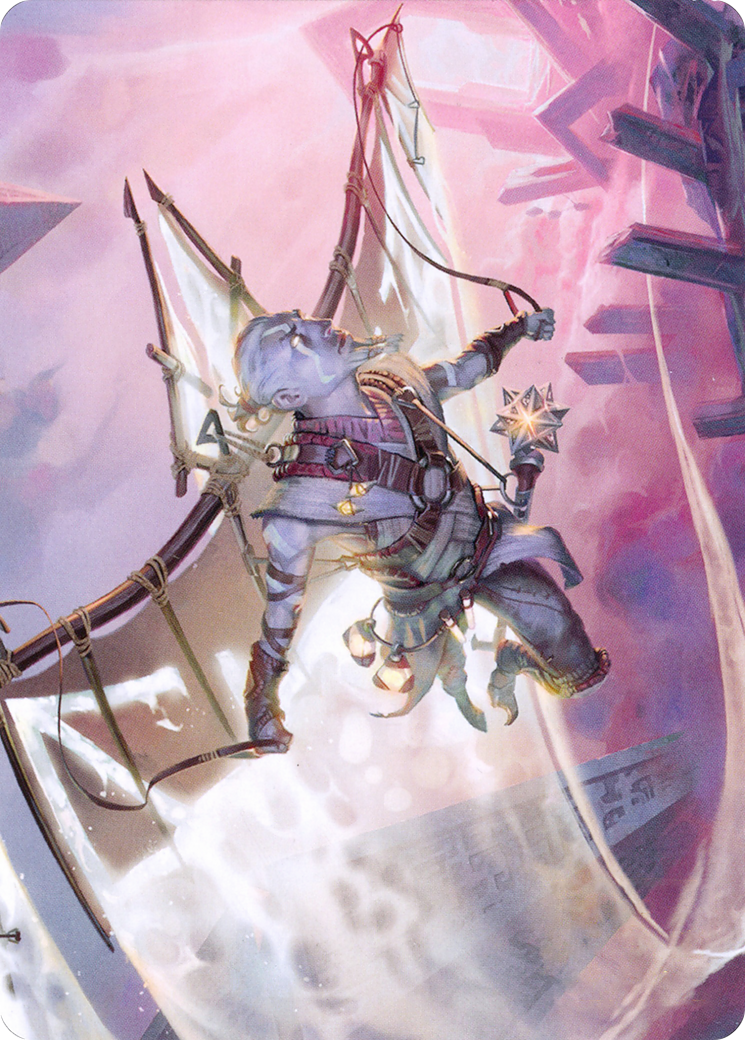 Kitesail Cleric // Kitesail Cleric  [Zendikar Rising Art Series] (Borderless) Foil