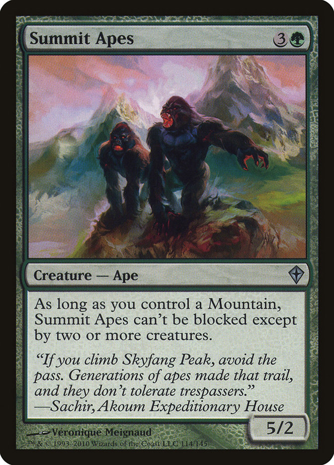 Summit Apes [Worldwake] Foil