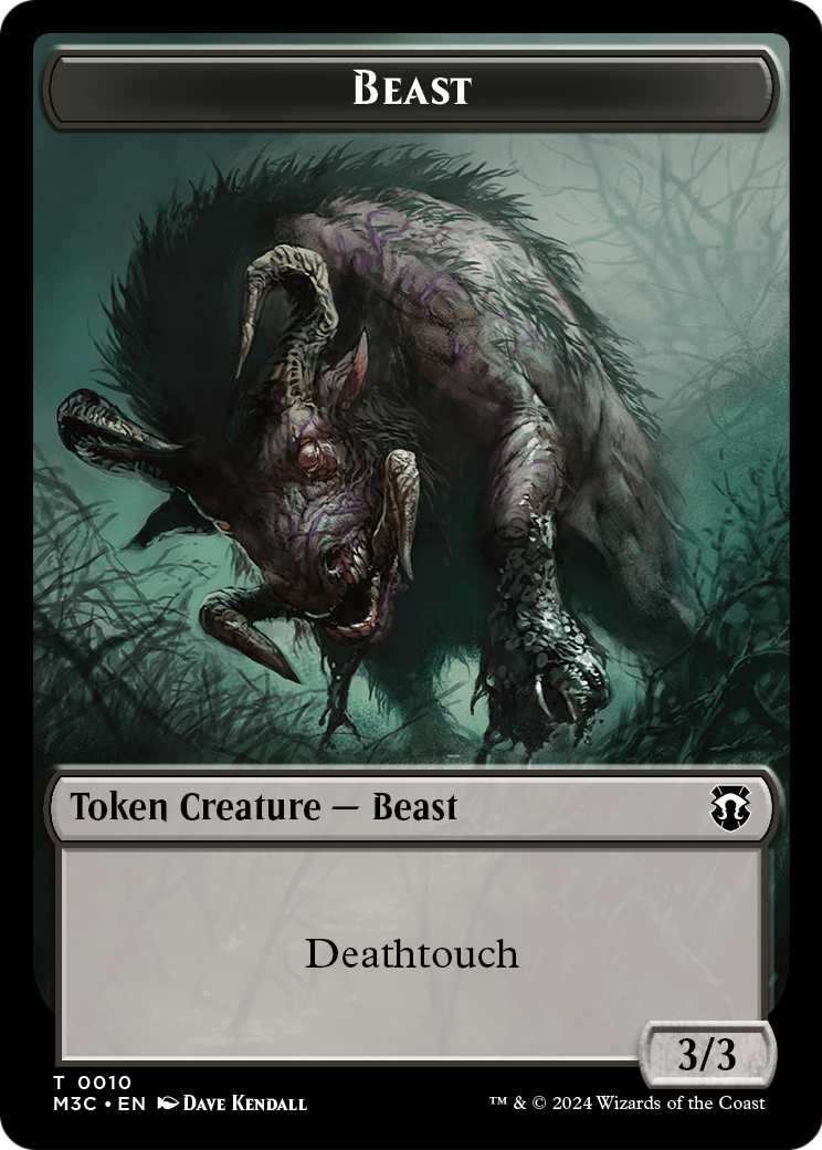 Beast  [Modern Horizons 3 Commander Tokens] Foil