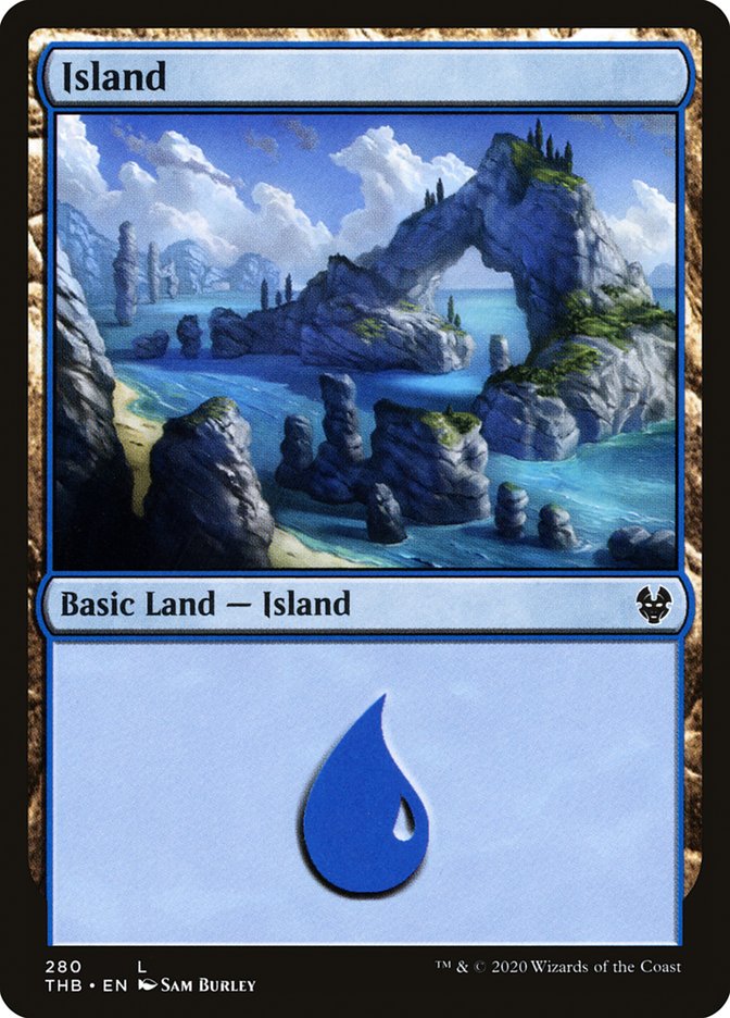 Island (280) [Theros Beyond Death] Foil