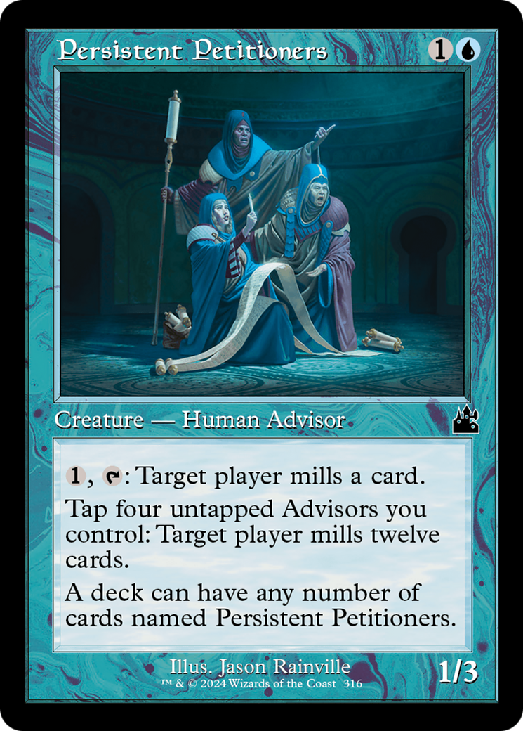 Persistent Petitioners (Retro Frame) [Ravnica Remastered] Foil