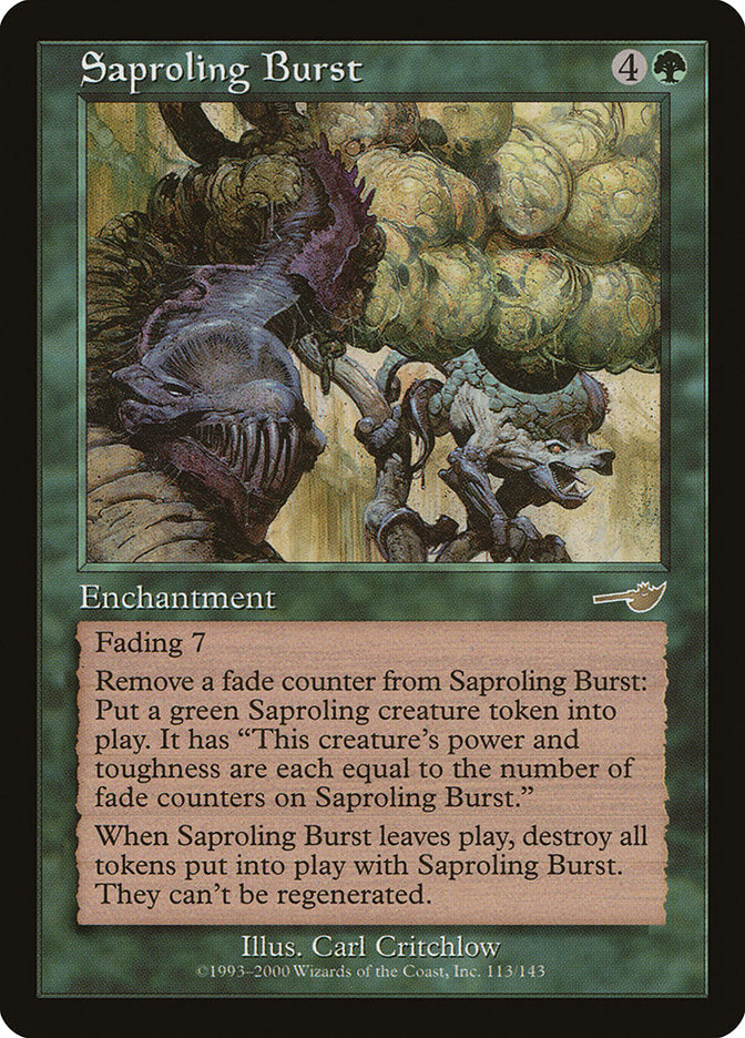 Saproling Burst [Nemesis] Foil