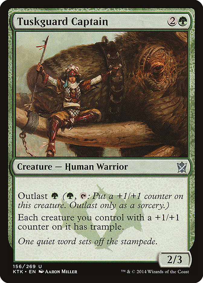 Tuskguard Captain [Khans of Tarkir] Foil