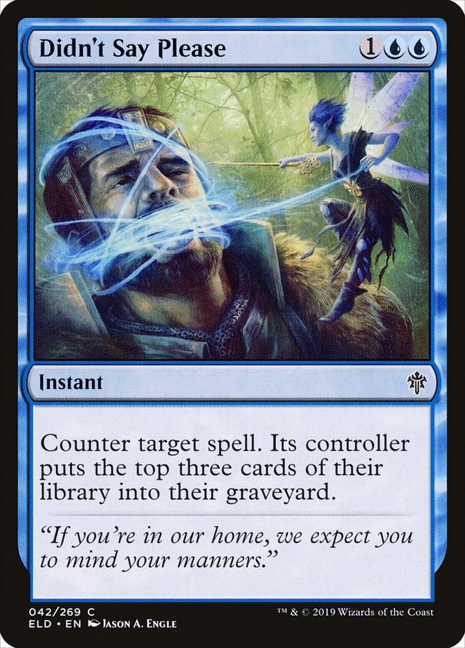 Didn't Say Please [Throne of Eldraine] Foil