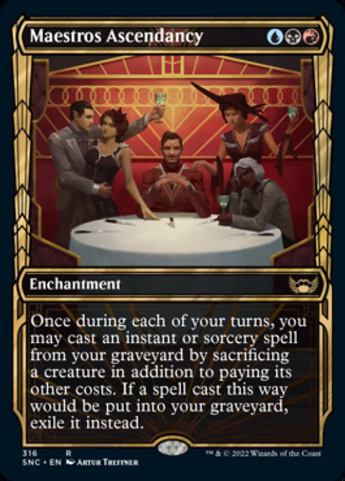 Maestros Ascendancy (Showcase Golden Age) [Streets of New Capenna] Foil