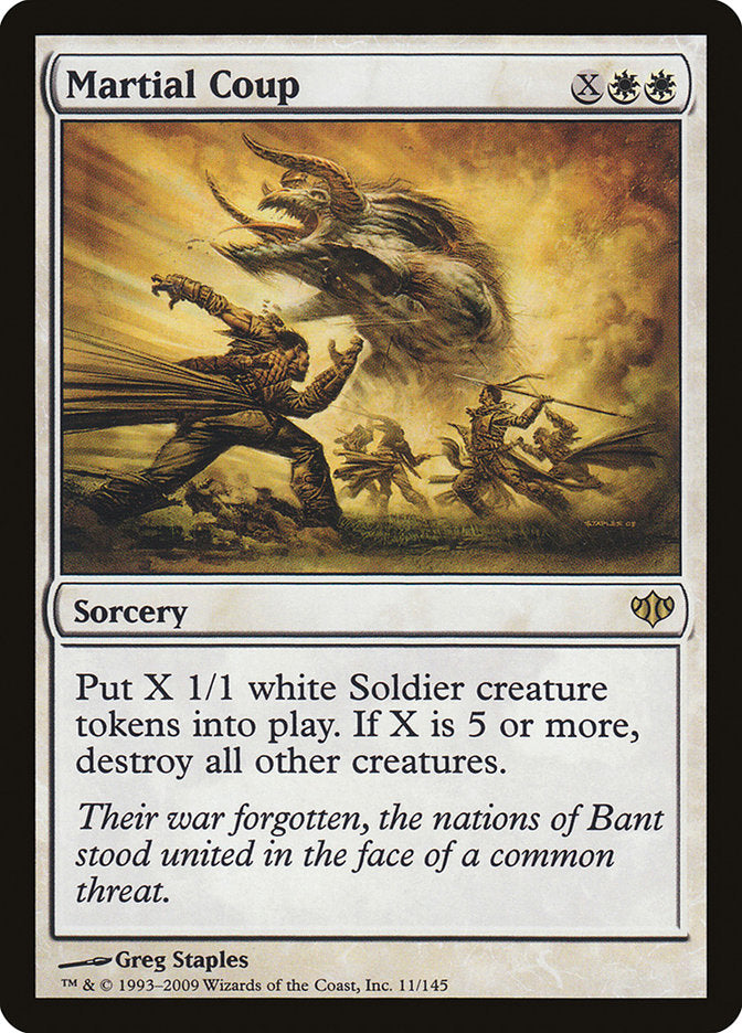 Martial Coup [Conflux] Foil