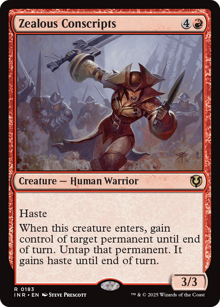 Zealous Conscripts [Innistrad Remastered] Foil
