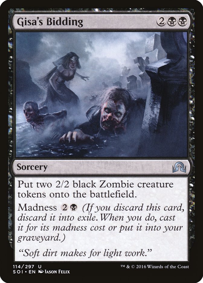 Gisa's Bidding [Shadows over Innistrad] Foil