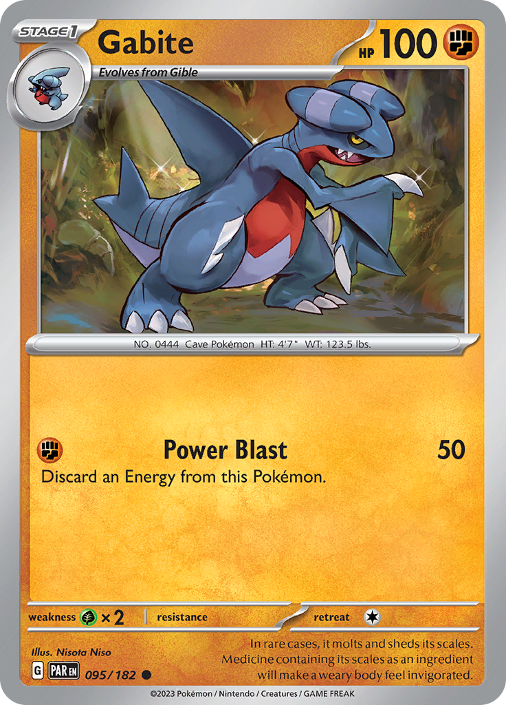 Gabite (095/182) [Scarlet & Violet: Paradox Rift] Reverse Holofoil