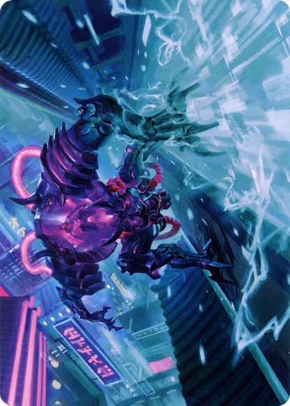 Surgehacker Mech // Surgehacker Mech  [Neon Dynasty Art Series] (Borderless)
