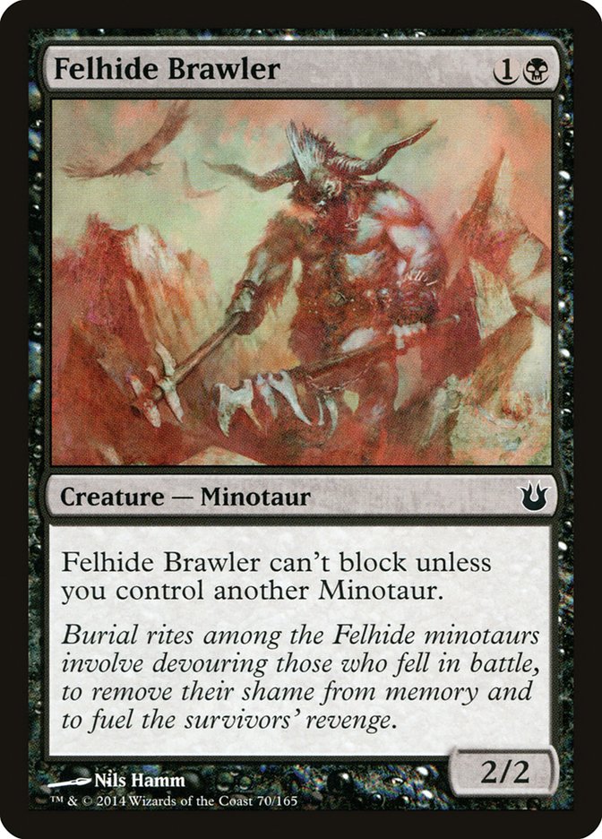 Felhide Brawler [Born of the Gods] Foil