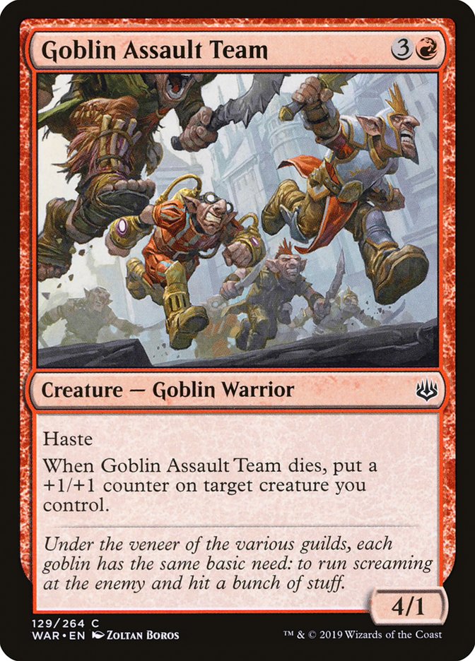 Goblin Assault Team [War of the Spark] Foil