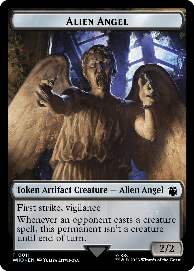 Alien Angel  [Doctor Who Tokens]