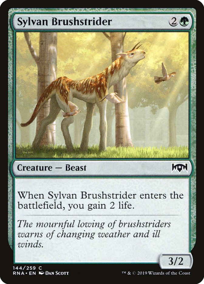 Sylvan Brushstrider [Ravnica Allegiance] Foil