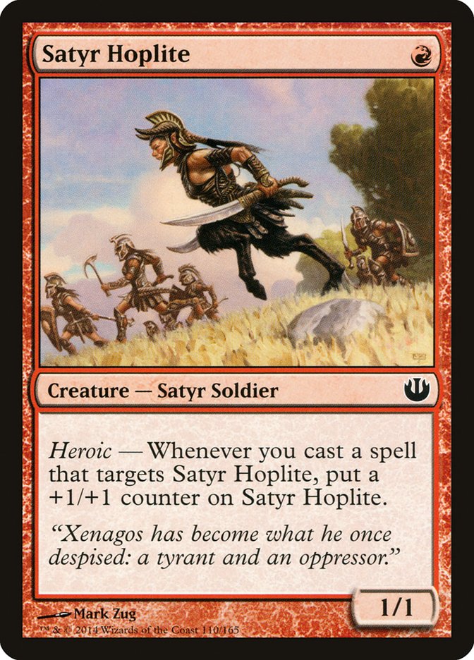 Satyr Hoplite [Journey into Nyx] Foil