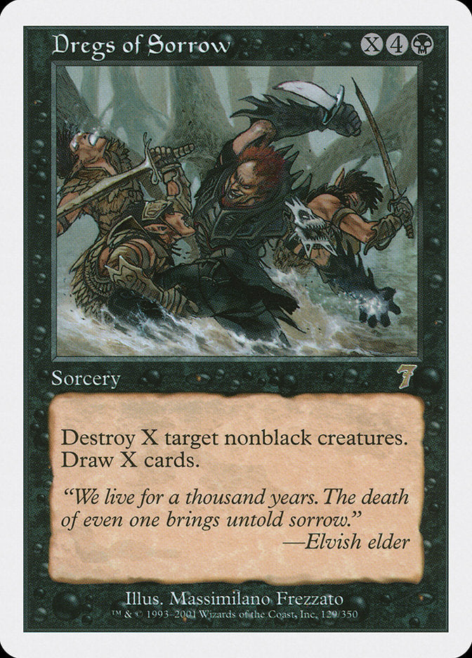 Dregs of Sorrow [Seventh Edition] Foil