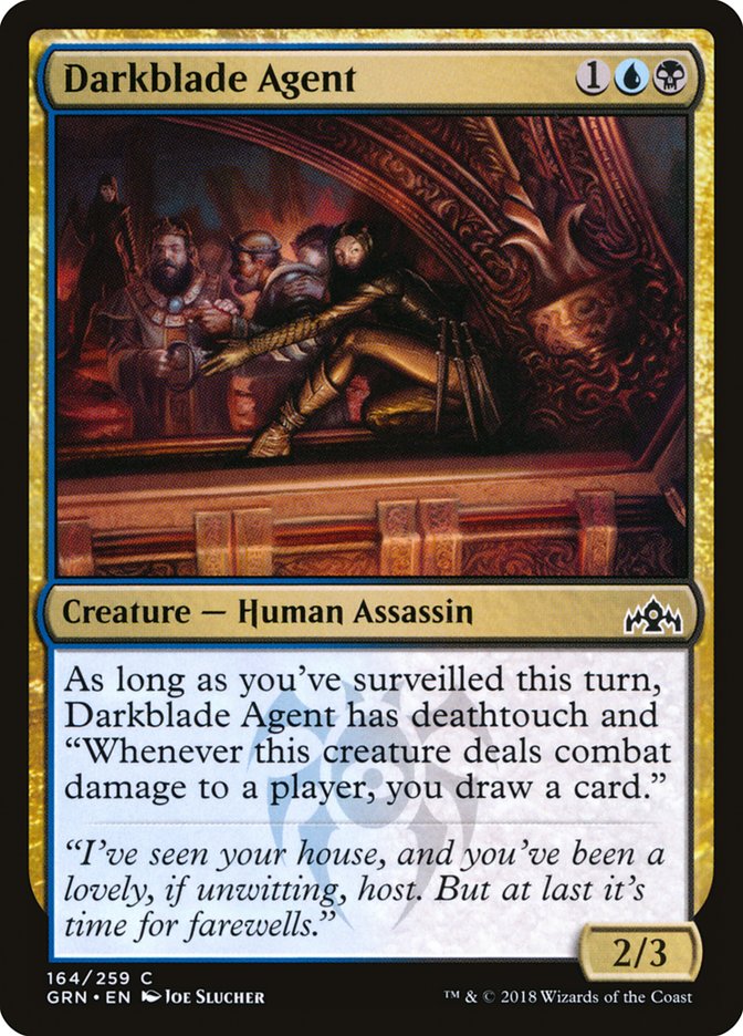 Darkblade Agent [Guilds of Ravnica] Foil