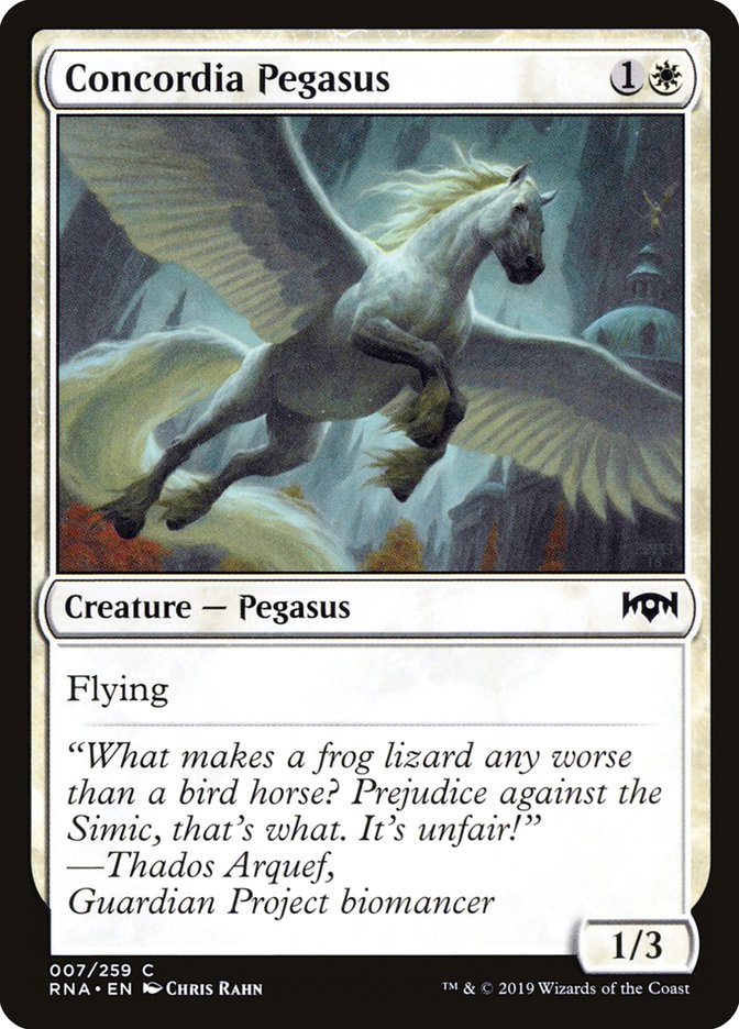 Concordia Pegasus [Ravnica Allegiance] Foil