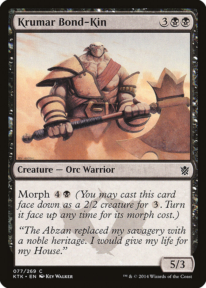 Krumar Bond-Kin [Khans of Tarkir] Foil