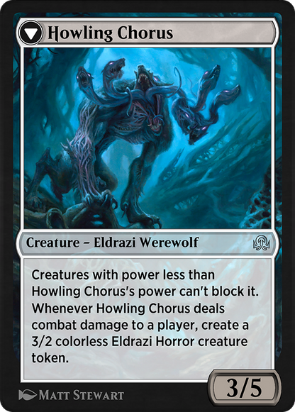 Shrill Howler // Howling Chorus  [Shadows over Innistrad Remastered]
