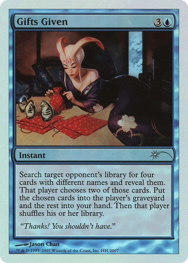Gifts Given  [Happy Holidays] Foil