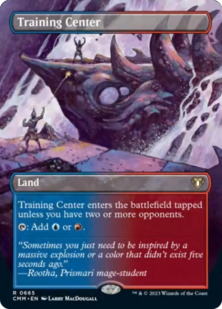 Training Center (Borderless Alternate Art) [Commander Masters] Foil