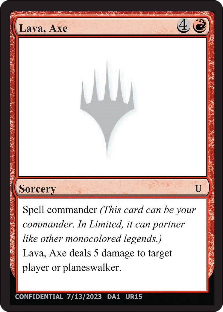 Lava, Axe  [Unknown Event]