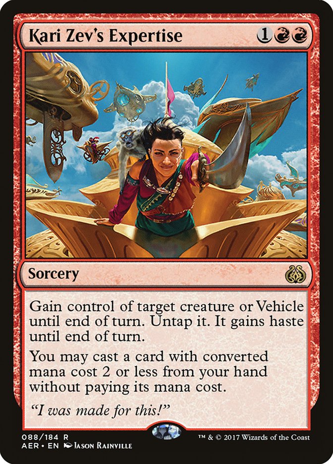 Kari Zev's Expertise [Aether Revolt] Foil