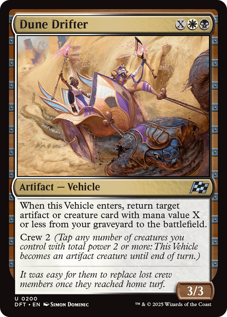 Dune Drifter [Aetherdrift] Foil