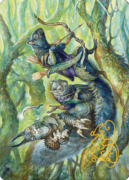 The Odd Acorn Gang // The Odd Acorn Gang  [Bloomburrow Art Series] (Borderless) Foil