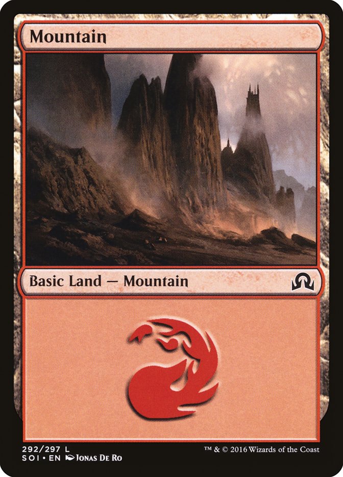 Mountain (292) [Shadows over Innistrad] Foil