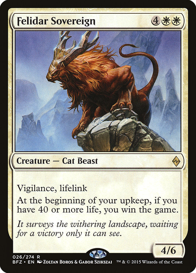 Felidar Sovereign [Battle for Zendikar] Foil
