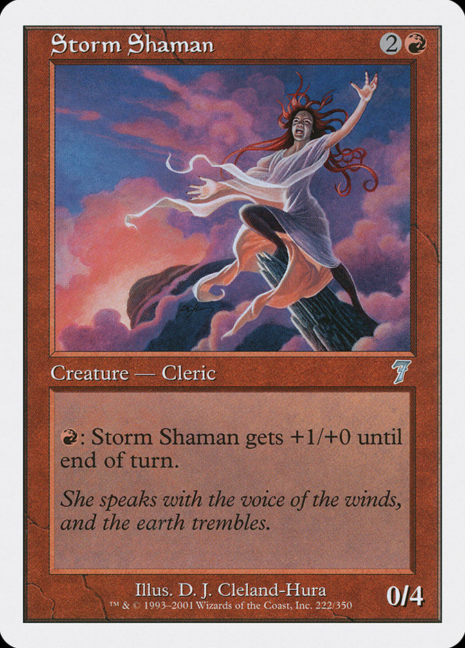 Storm Shaman [Seventh Edition] Foil