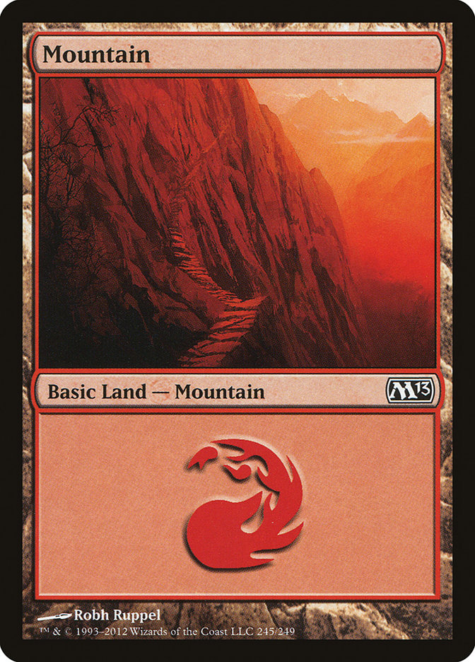 Mountain (245) [Magic 2013] Foil