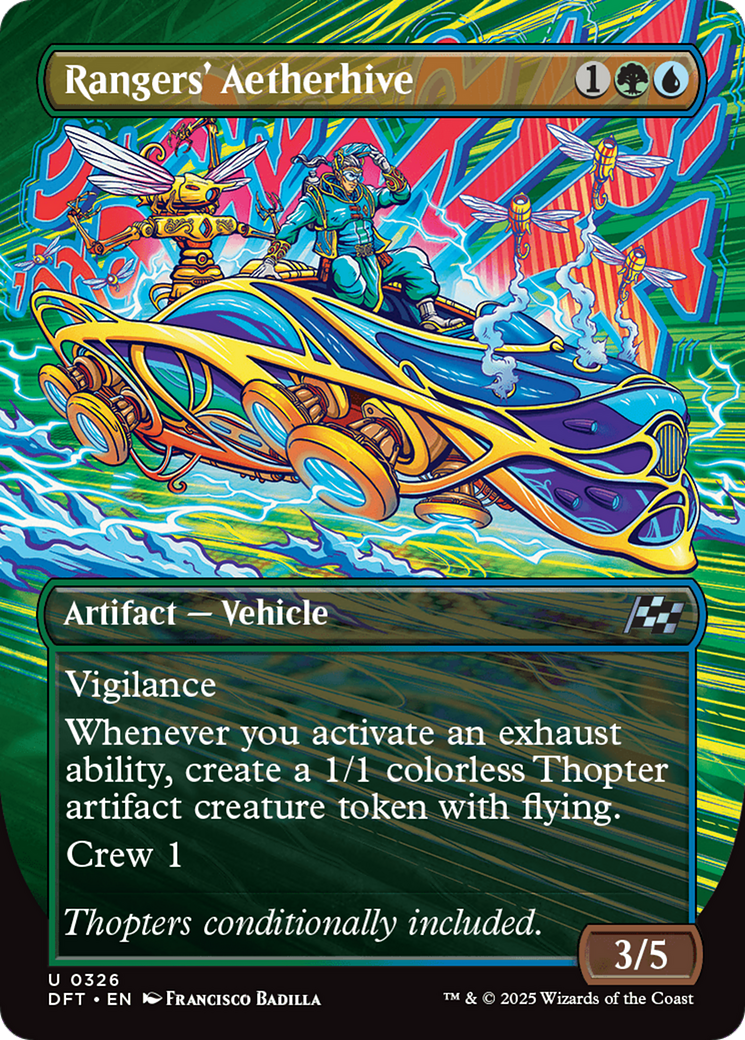 Rangers' Aetherhive (Borderless) [Aetherdrift] Foil